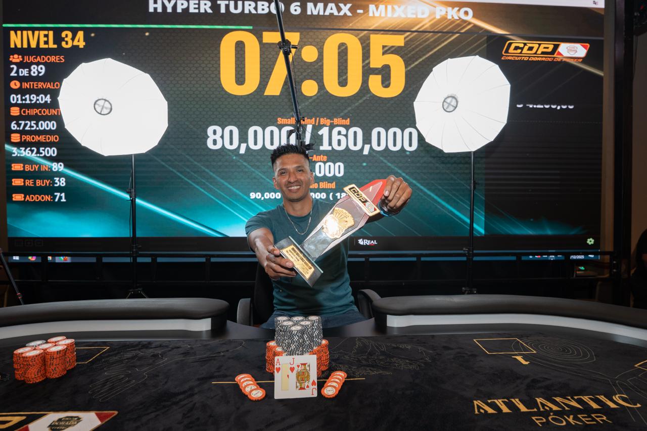Aurelio Chávez se consagra campeón del Hyper Turbo 6 Max Mixed PKO